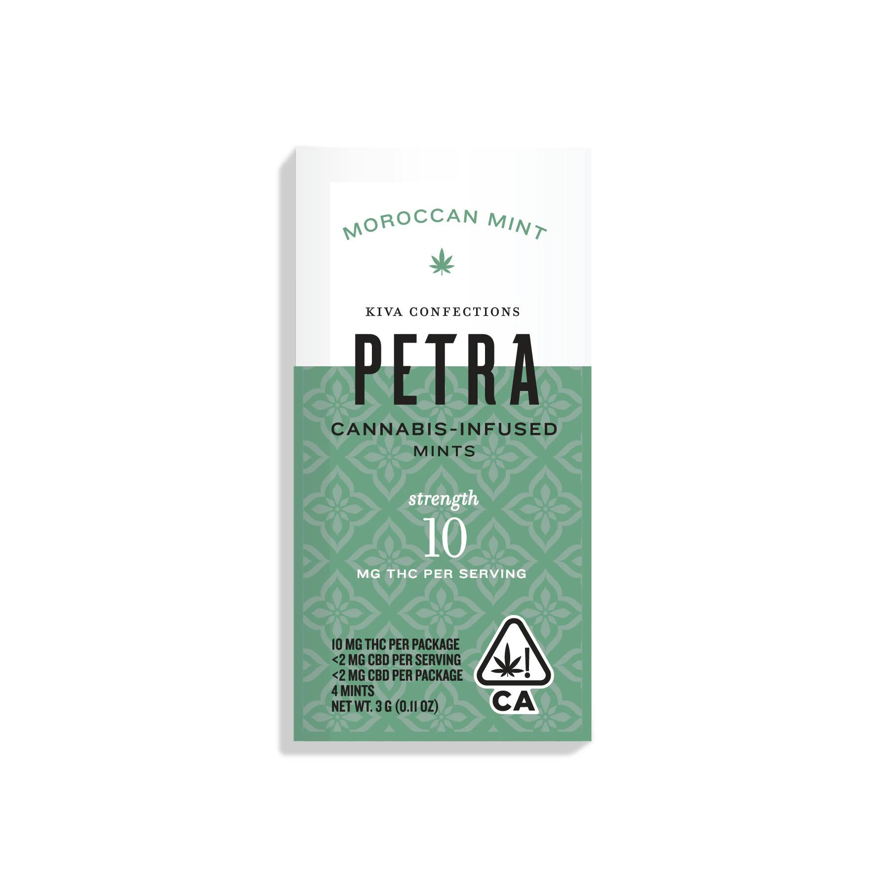 Kiva Confections - Petra Moroccan Mint 10MG Main Image
