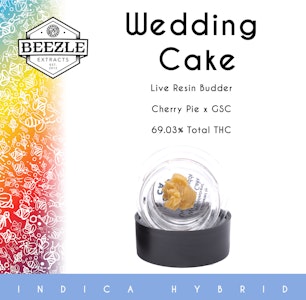 Wedding Cake 1g Live Resin Budder - Beezle