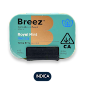 Breez - Royal Mint Indica TIN - 20pk - Edible - 100mg