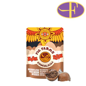 FIG FARMS - Milk Chocolate & Cookies Hash Rosin Chocolates
