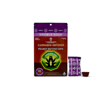 Peanut Butter Cups Indica 100mg 10 Pack - Emerald Sky