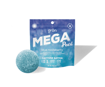 Grön - Grön | Blue Razzleberry 1:1 CBG Mega Pearl | 100mg