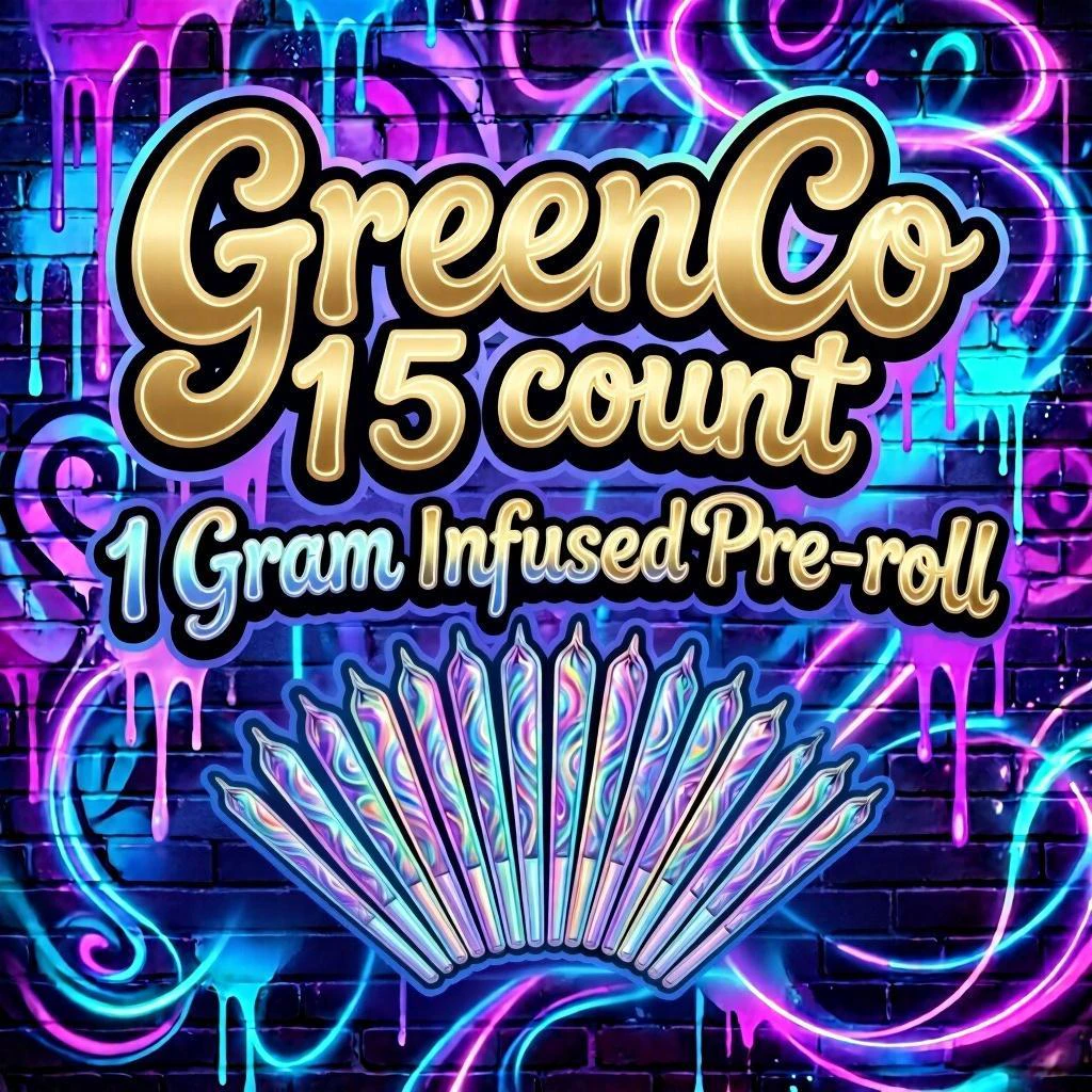 GREENCO - RS-11 - 15pk Resin Infused 1g Pre-Rolls Main Image