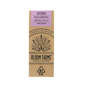 BLOOM FARMS - Supernova LR Cart 1g - Bloom Farms 