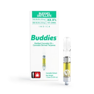 Buddies | Gamma Gorilla Distillate Cartridge | 1g