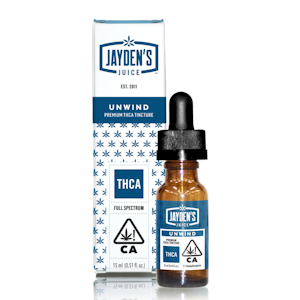Jayden's Juice - 327mg THCa Unwind Tincture 15ml - Jayden's Juice