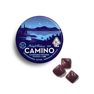 Kiva Confections - Camino Midnight Blueberry Gummies