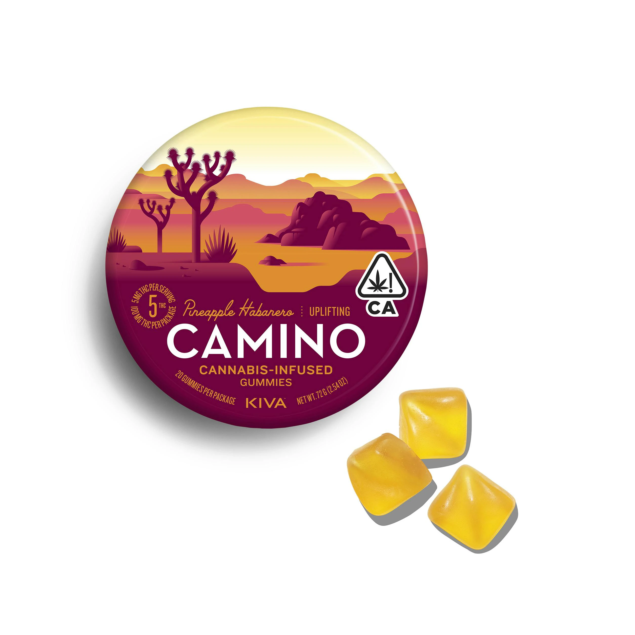 Camino - Camino Pineapple Habanero "Uplifting" Gummies Main Image