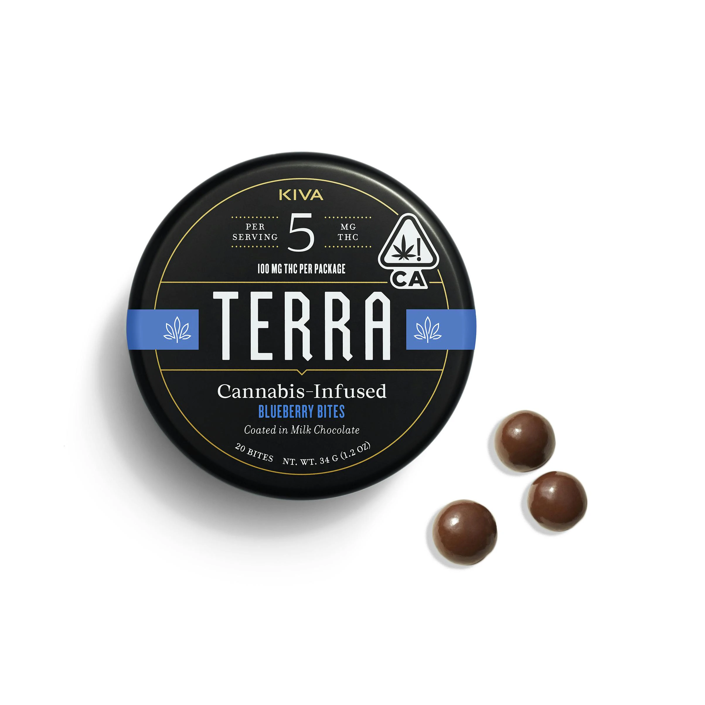 Kiva Confections - Terra Blueberry Bites Main Image