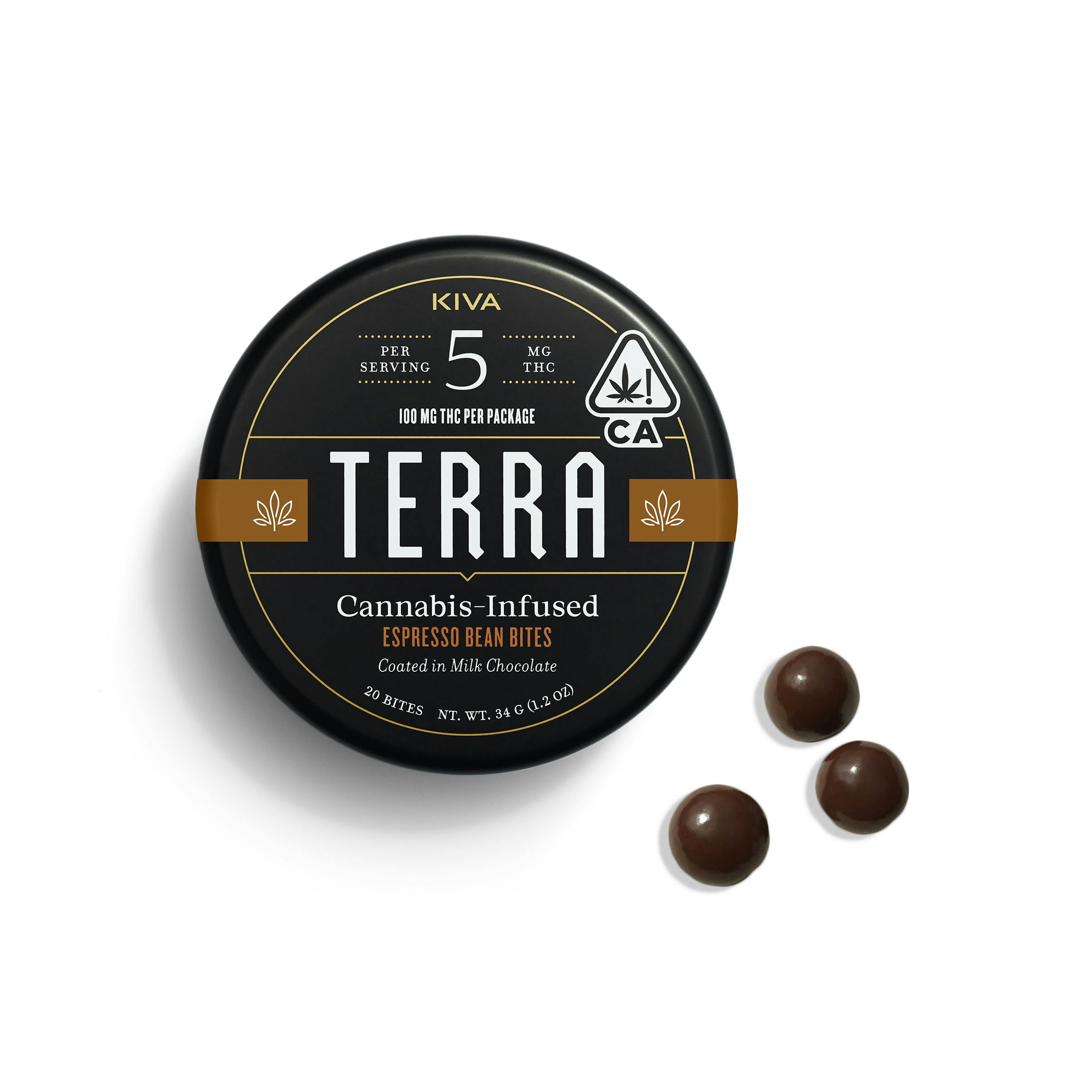Kiva Confections — Dark Espresso Bean Bites