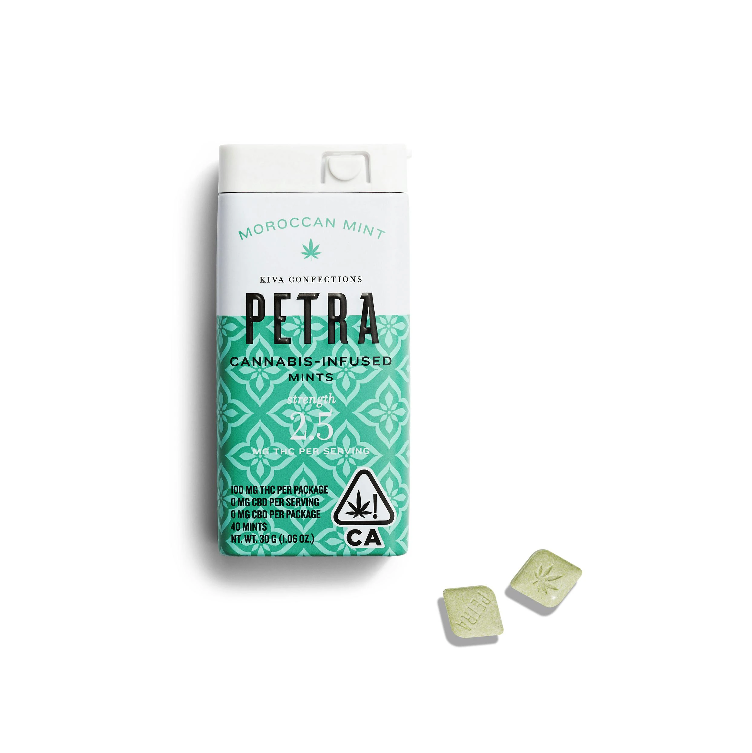 KIVA - KIVA | MOROCCAN MINT - 40PK | EDIBLE | 100MG Main Image