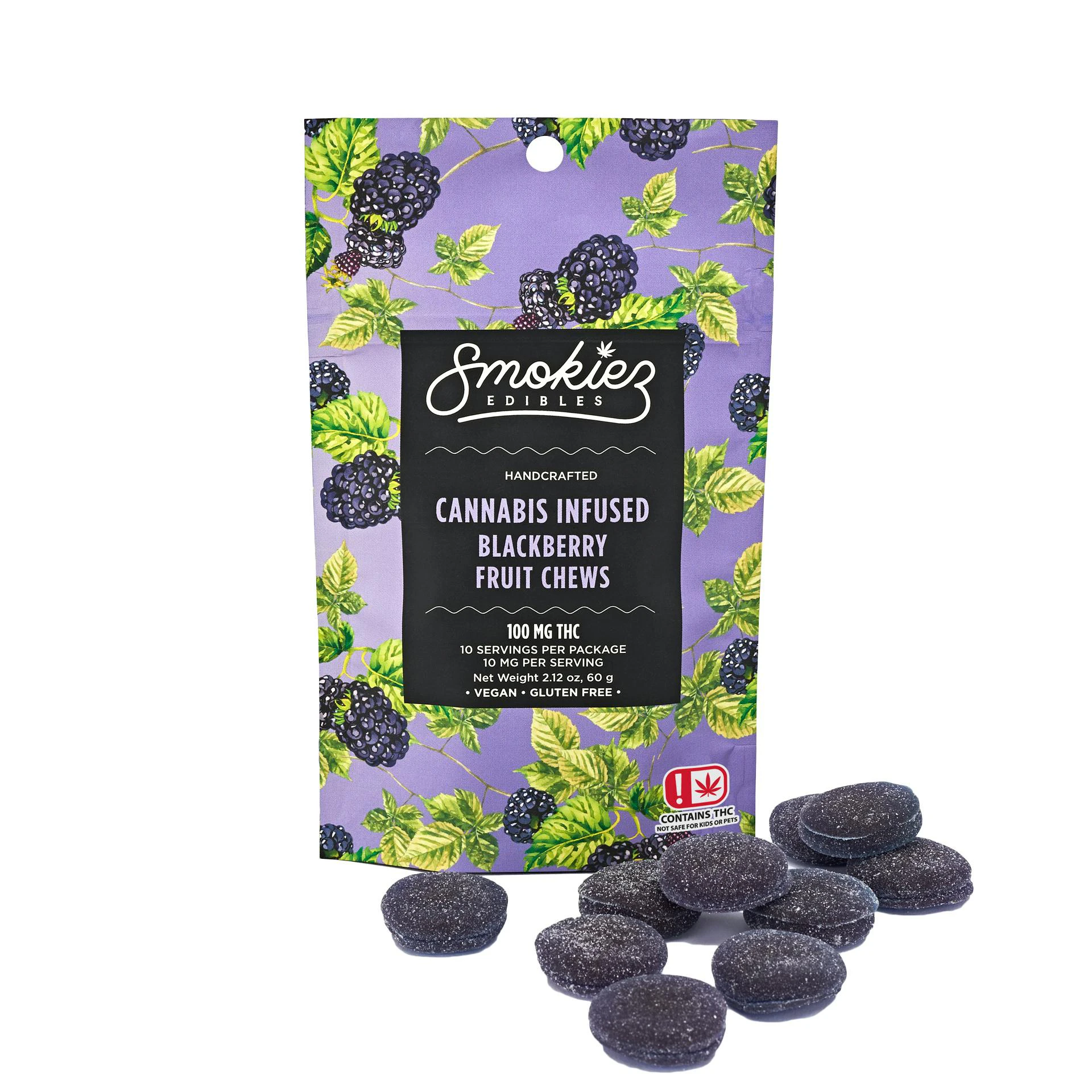 SMOKIEZ - Smokiez | Gummies | Blackberry | 10 pc Main Image