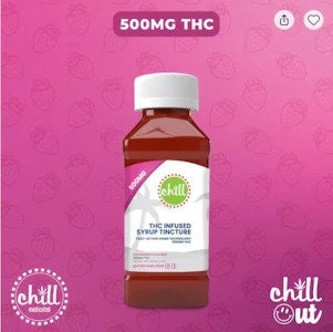 CHILL MEDICATED - Blue Raspberry Syrup - 500mg - CME