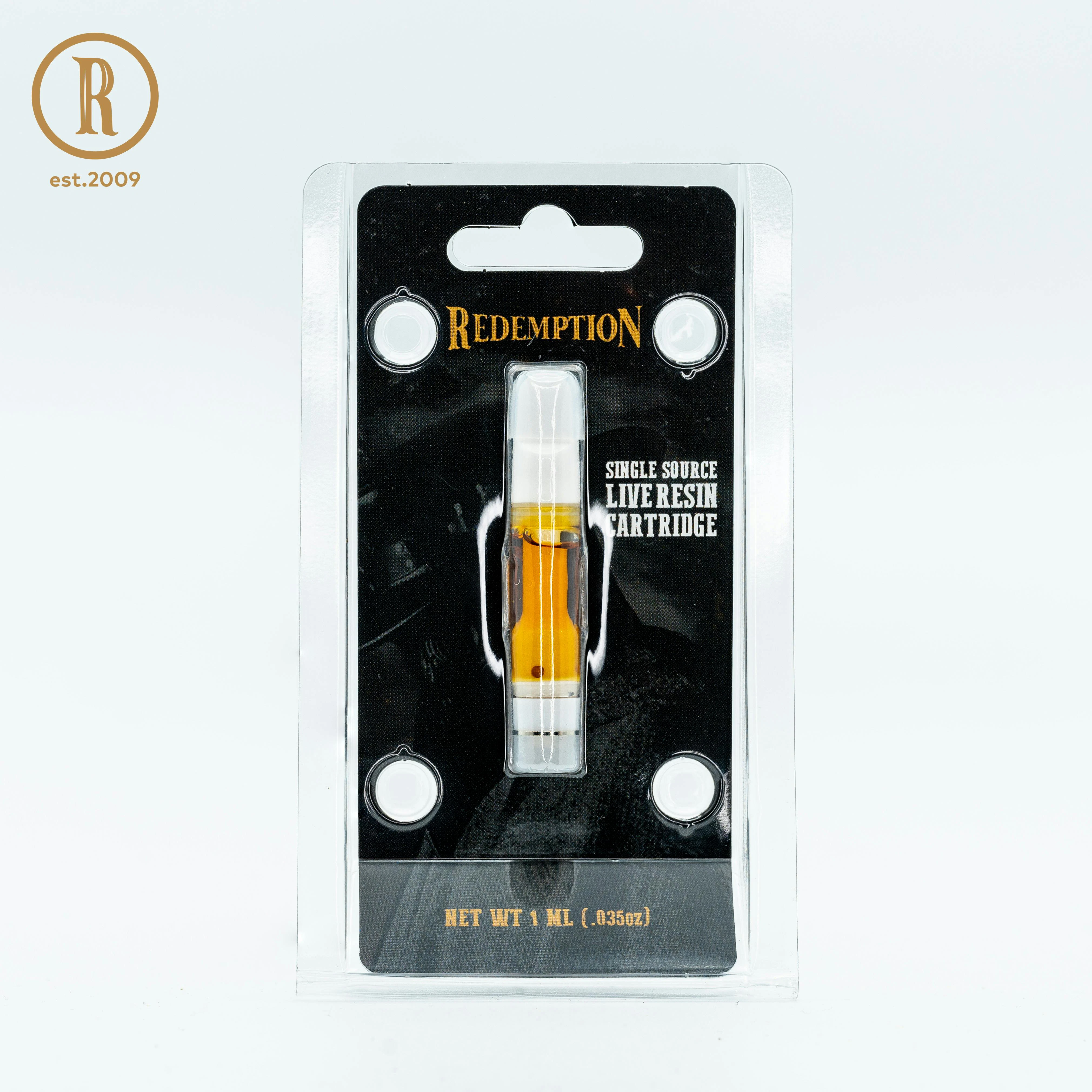 Redemption - Redemption-Gooberry 1G Live Resin Cart Main Image