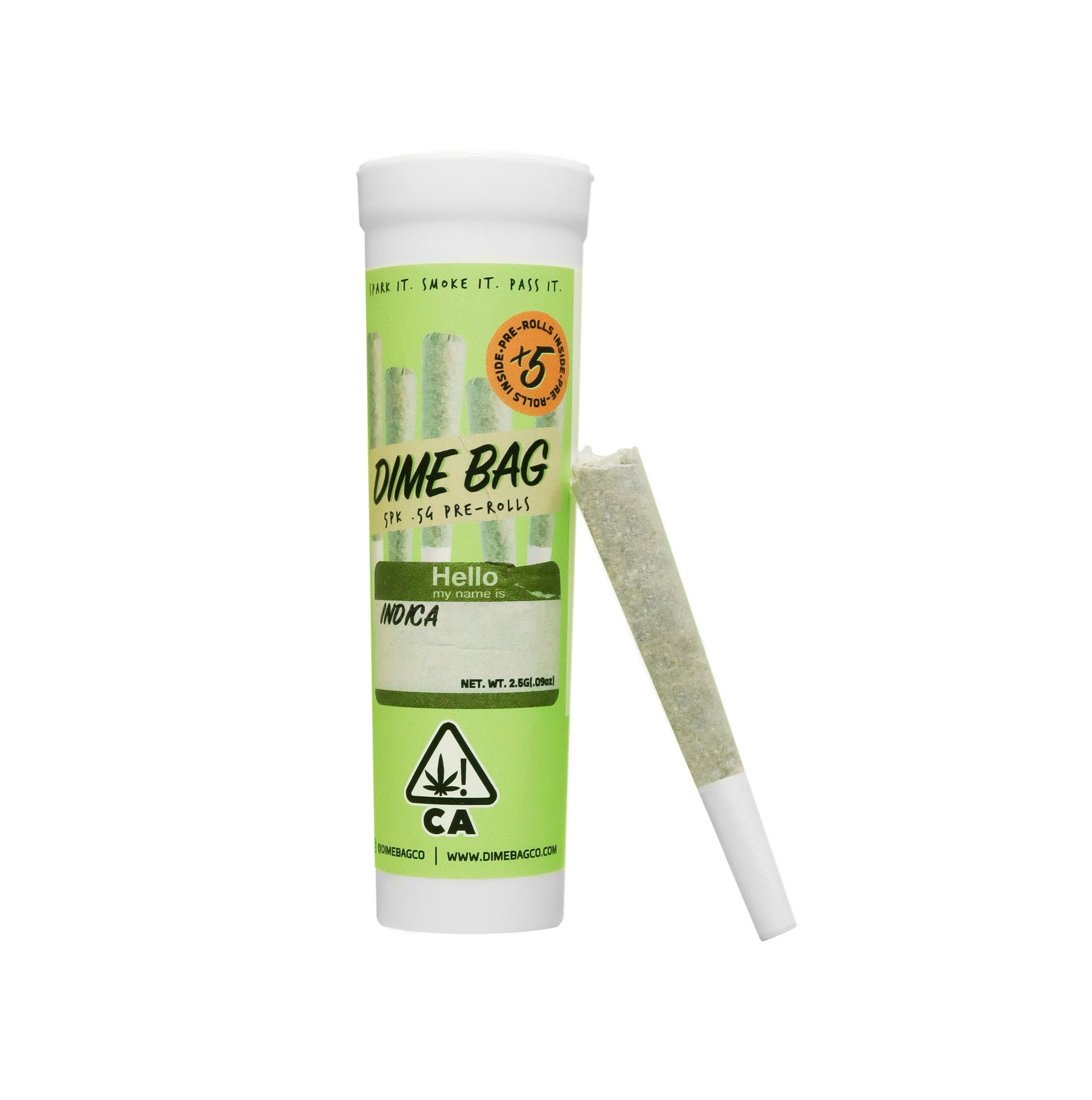 Dime Bag - [Dime Bag] Pre-roll 5 Pack - 2.5g - Watermelon Z (I) Main Image