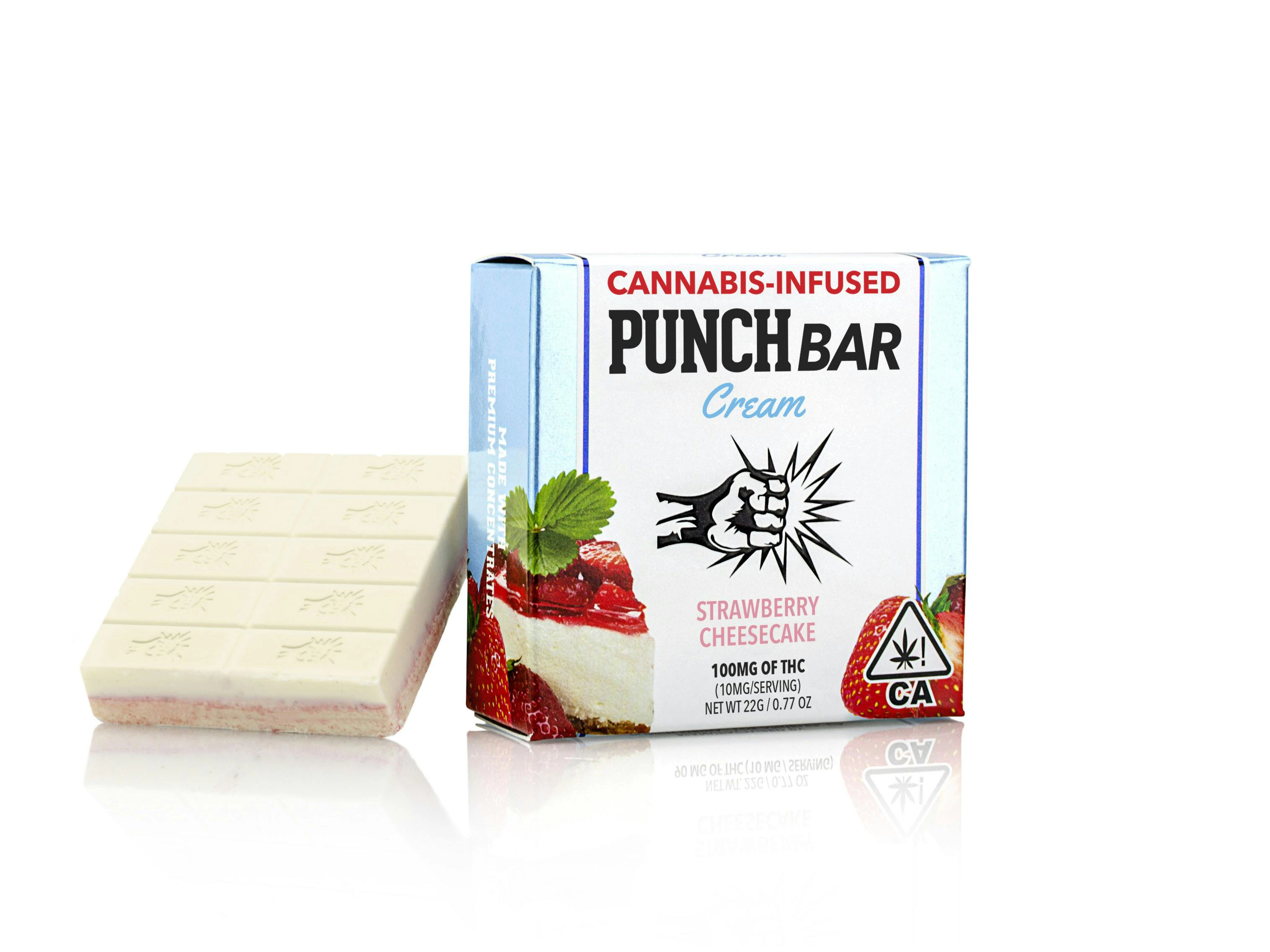 Punch Edibles & Extracts - Strawberry Cheesecake White Chocolate PunchBar Main Image