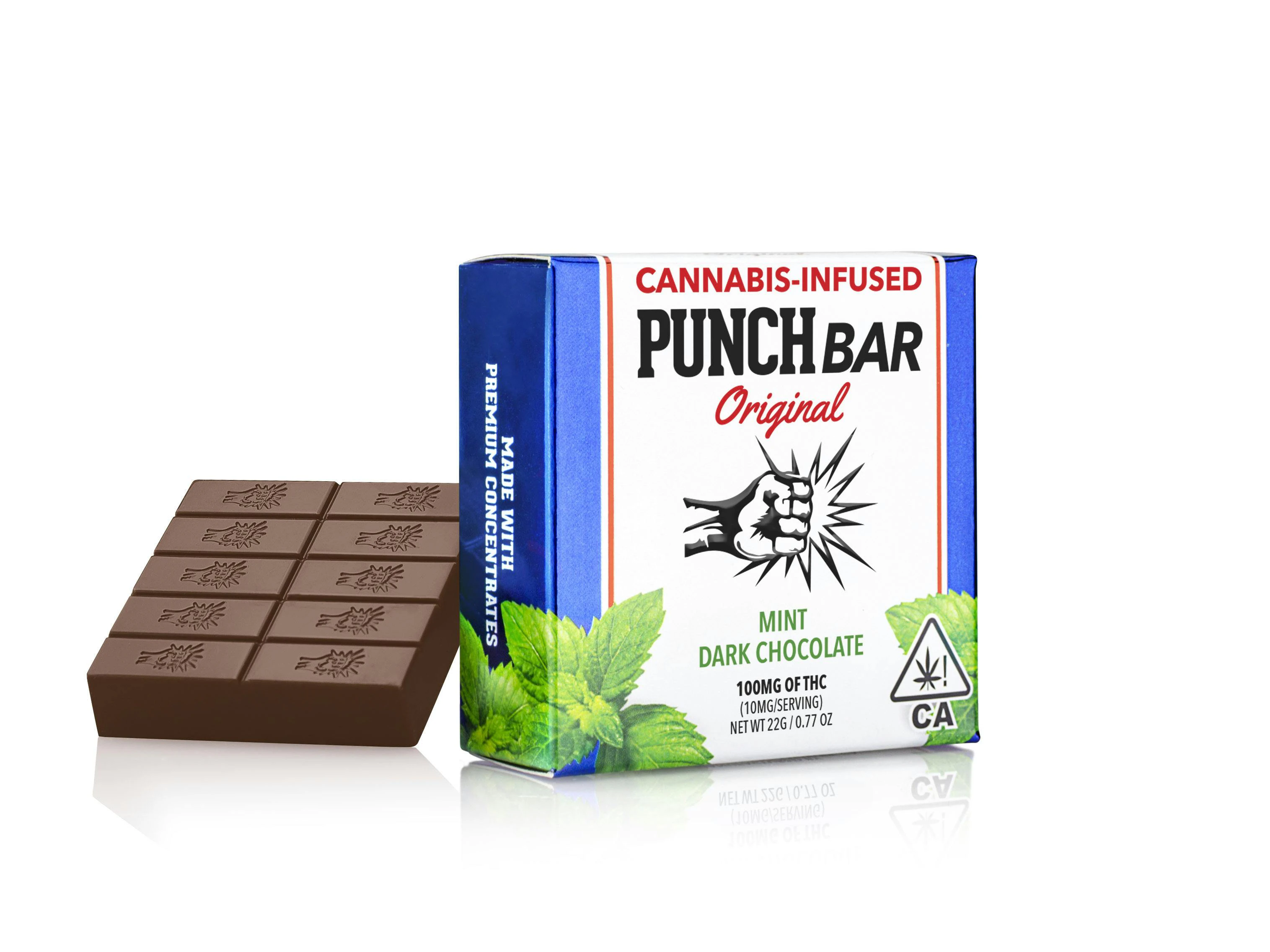 Punch Edibles & Extracts - Punch - 100mg PunchBar - Mint Dark Chocolate Main Image