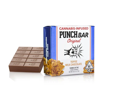 Punch - [Punch] Chocolate - 100mg - Toffee Milk Chocolate