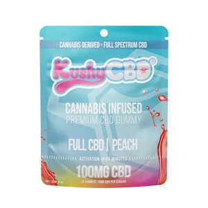 KUSHY PUNCH - Kushy Punch Originals Gummy Peach CBD