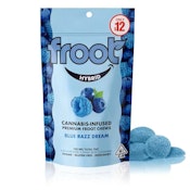 Froot Blue Razz 100mg Gummie Edibles