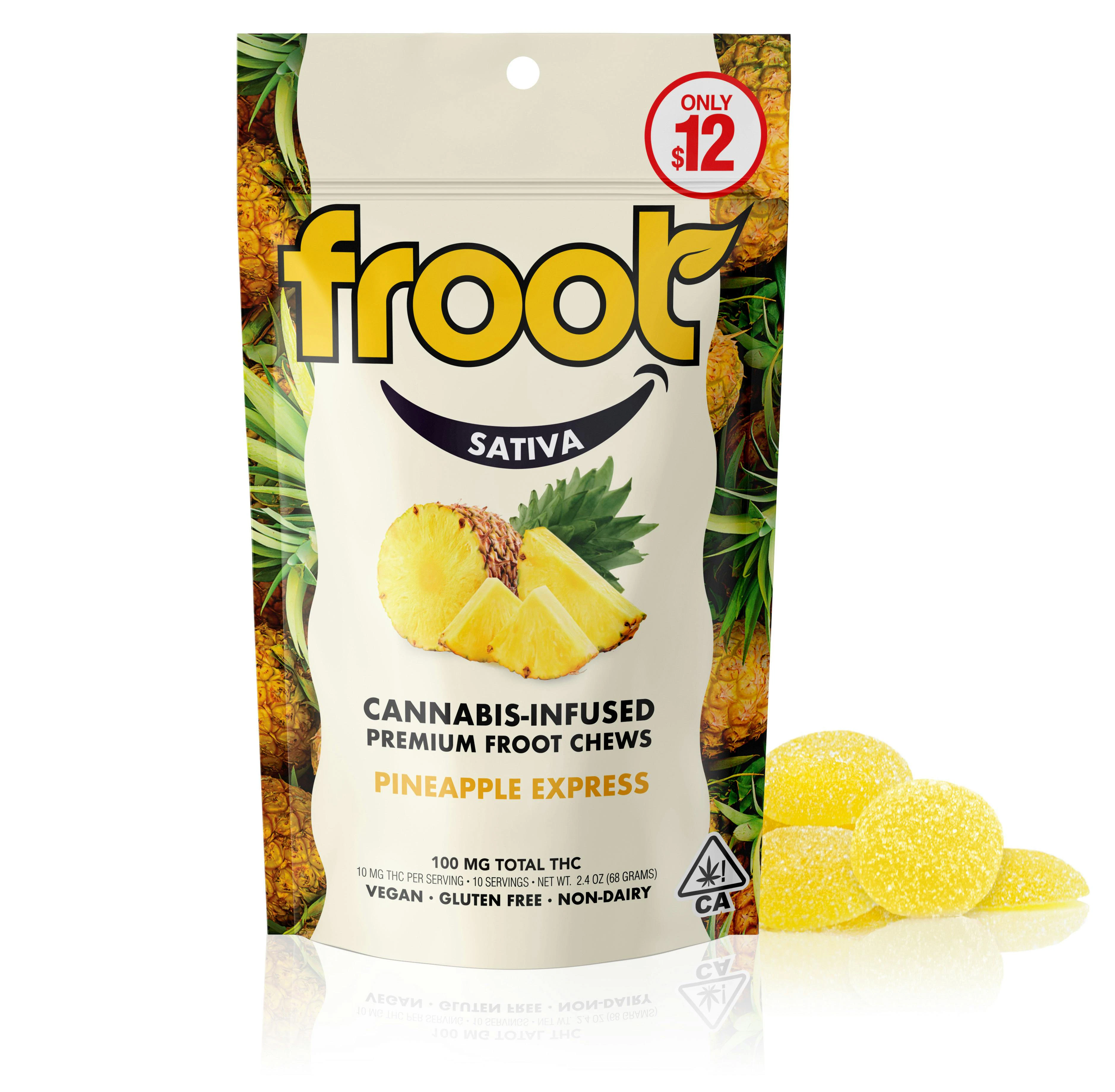 Froot - Froot Pineapple Express Gummies - 100mg Main Image