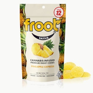 Froot - Froot - Pineapple Express Gummies - 100mg 10mg x 10pc