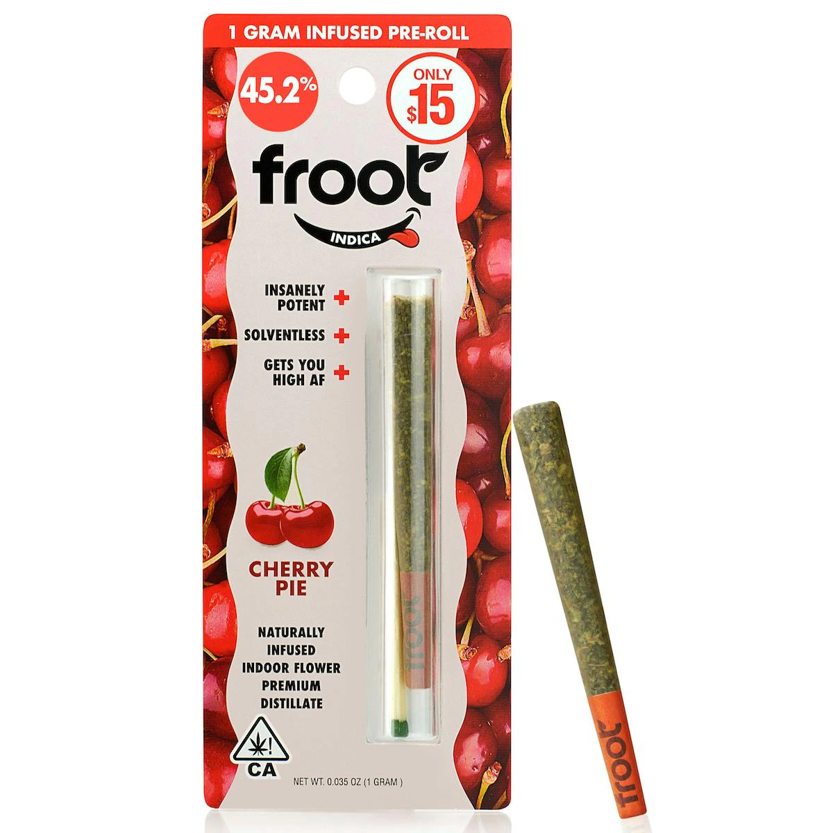 Froot - Froot - Preroll - Infused - Cherry Pie - 1G Main Image