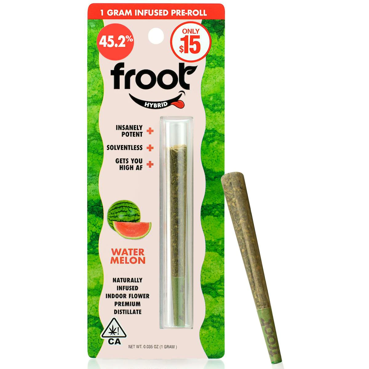 Froot - [Froot] Infused Preroll - 1g - Watermelon (H) Main Image