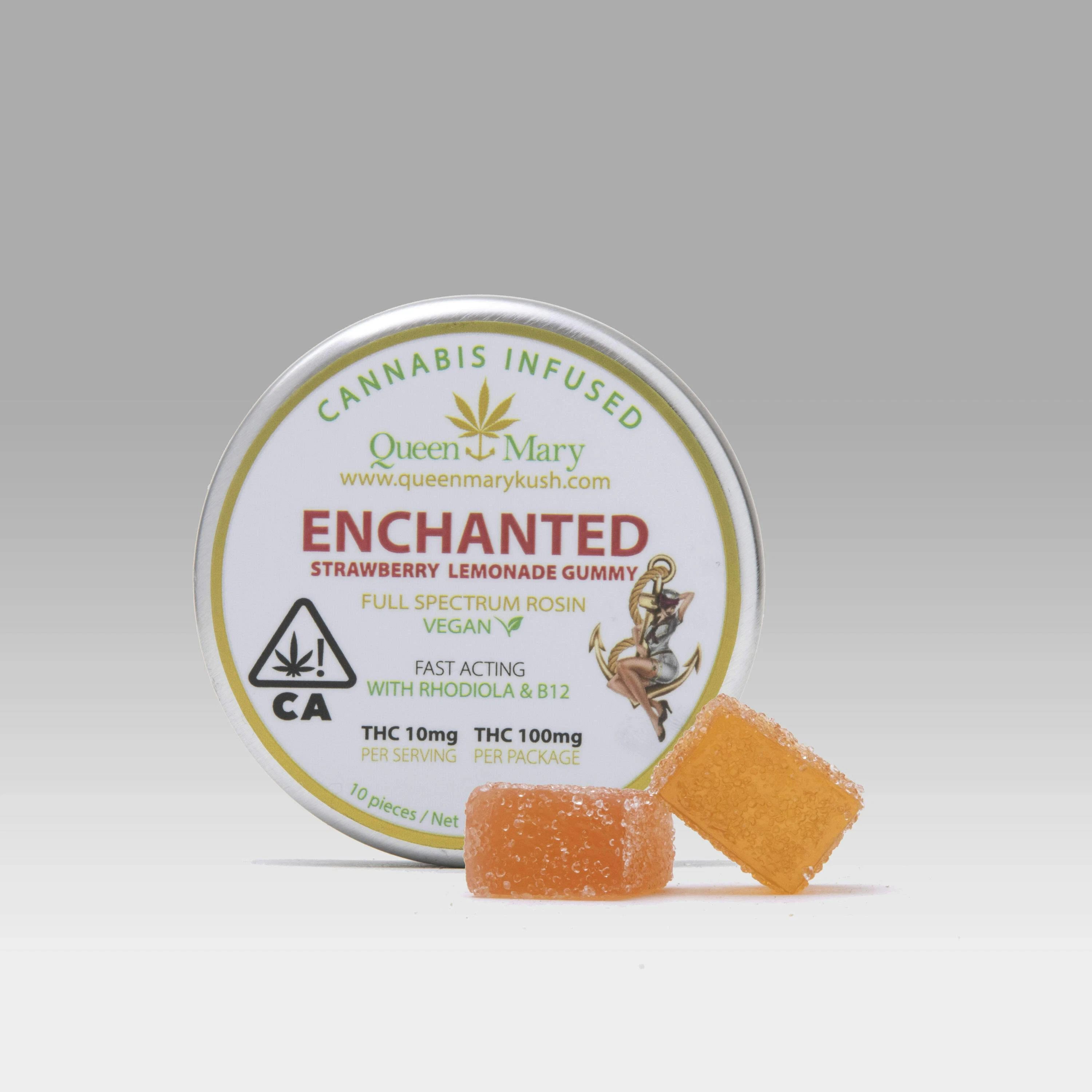 Queen Mary - Enchanted Strawberry Lemonade Nano Rosin Gummies Main Image