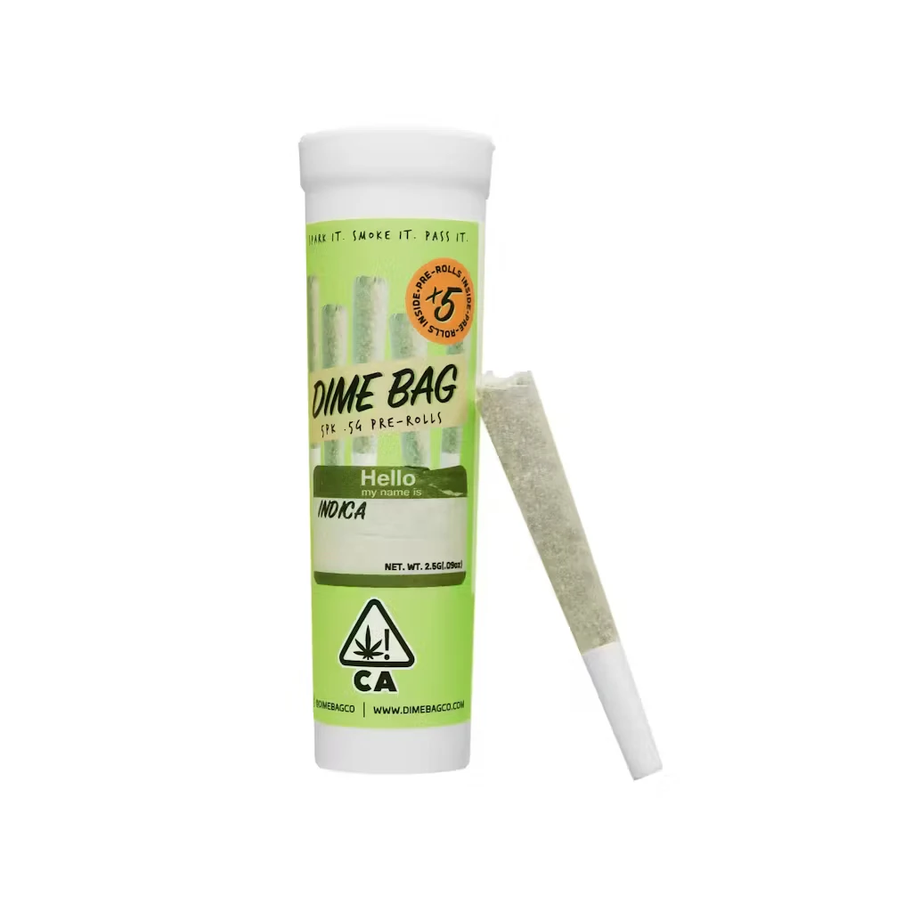Dime Bag - Dime Bag Monterey Fog .5g 5pk Prerolls Main Image