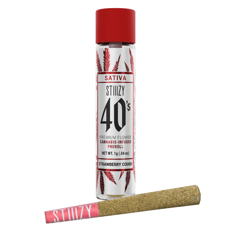 STIIIZY - Stiiizy - Strawberry Cough 40's Preroll 1g Main Image