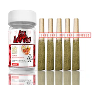 Left Coast LIL LEFTYS Infused Prerolls - Strawberry Banana 🍓 🍌3.75g Jar