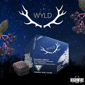 WYLD Gummies Elderberry 4:1 CBN 200mg