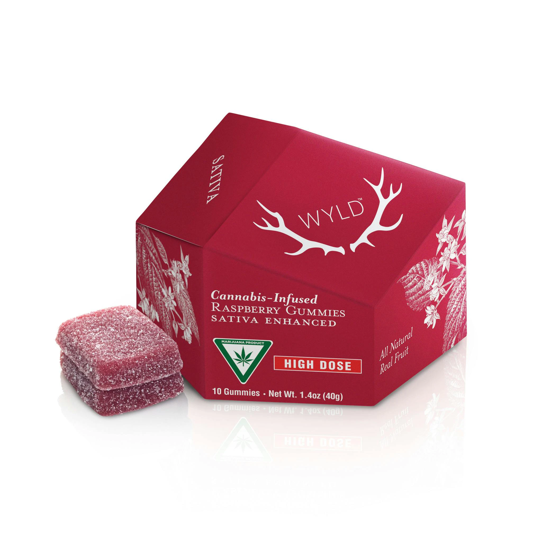 WYLD - Wyld Raspberry Gummies 200mg Main Image