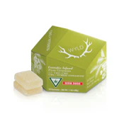 Wyld - Pear 1:1 THC:CBG Hybrid Enhanced Gummies100mg