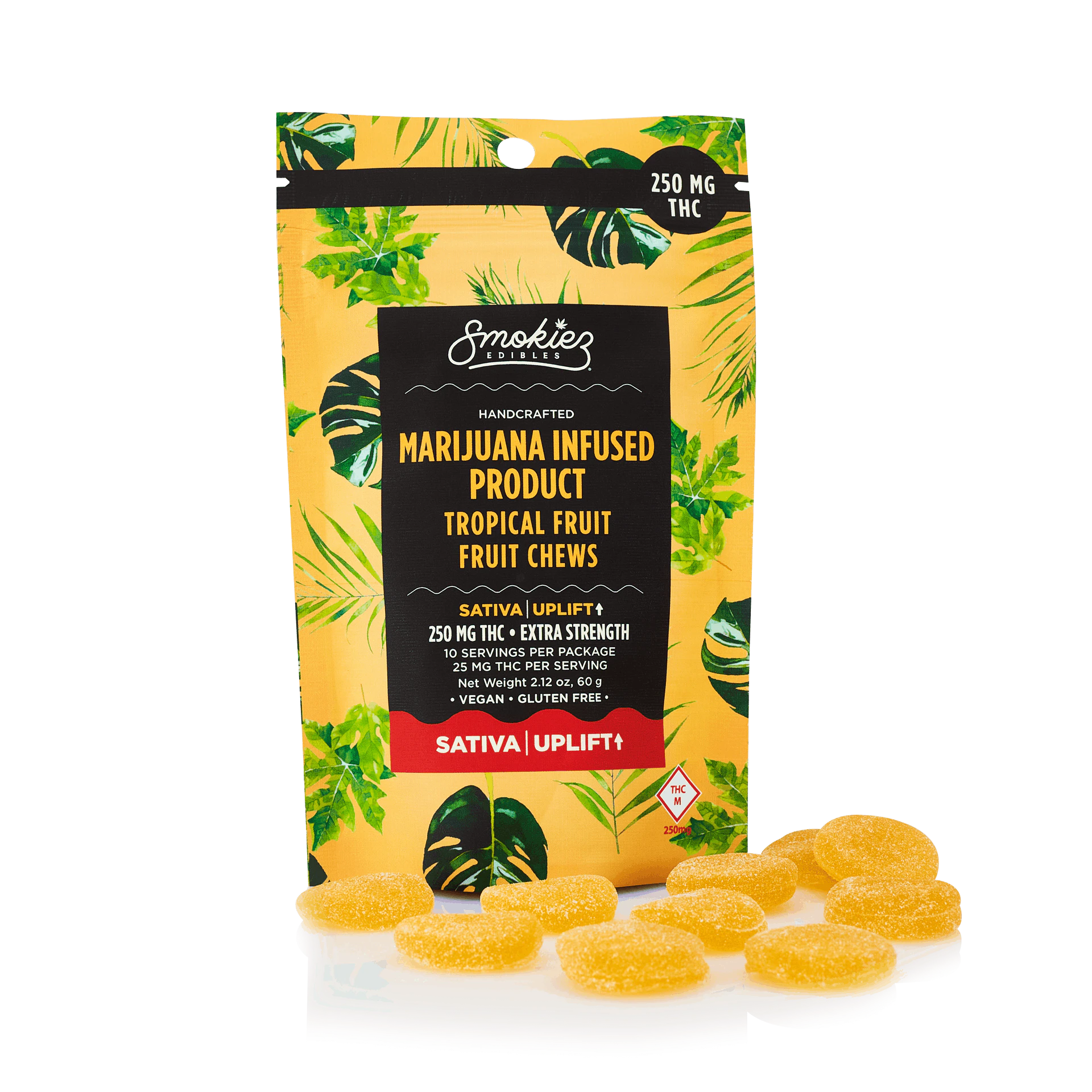 Smokiez Edibles - Smokiez SATIVA Tropical Fruit Chews -THCv Main Image