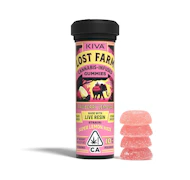 Kiva Lost Farms Live Resin Gummies Strawberry Lemonade