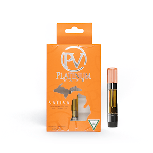 Platinum Vape - Strawnana - 1g Distillate Cartridge (Platinum)