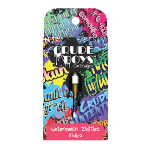 CRUDE BOYS - Crude Boys 1g Cartridge - Watermelon Zkittlez (Indica)