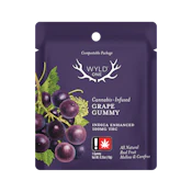 Wyld ONE: Grape Indica Enhanced Gummy: Test 1