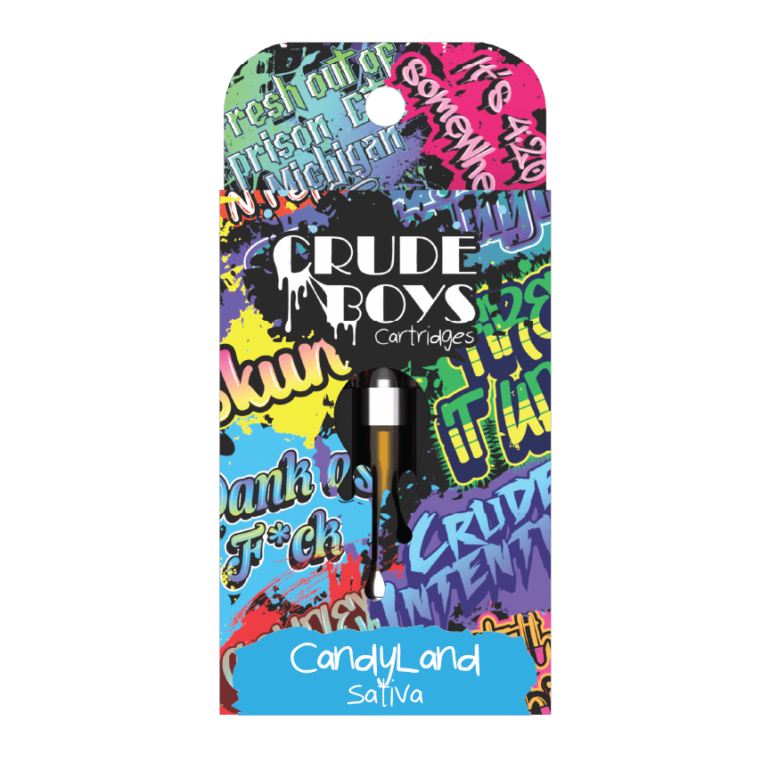 Crude Boys 1g Cartridge - Wedding Cake (Indica)