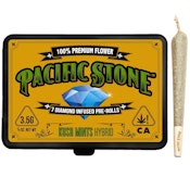 Pacific Stone- Kush Mints- Diamond Infused Prerolls 7pk (3.5g)