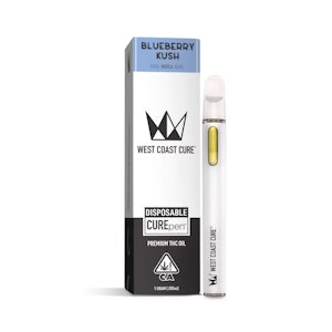 West Coast Cure - WCC Blueberry Kush 1g Disposable