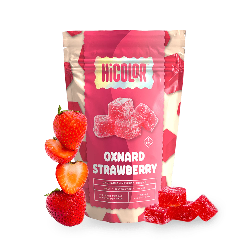 HiCOLOR - HiColor Oxnard Strawberry Chews [10pk] Main Image