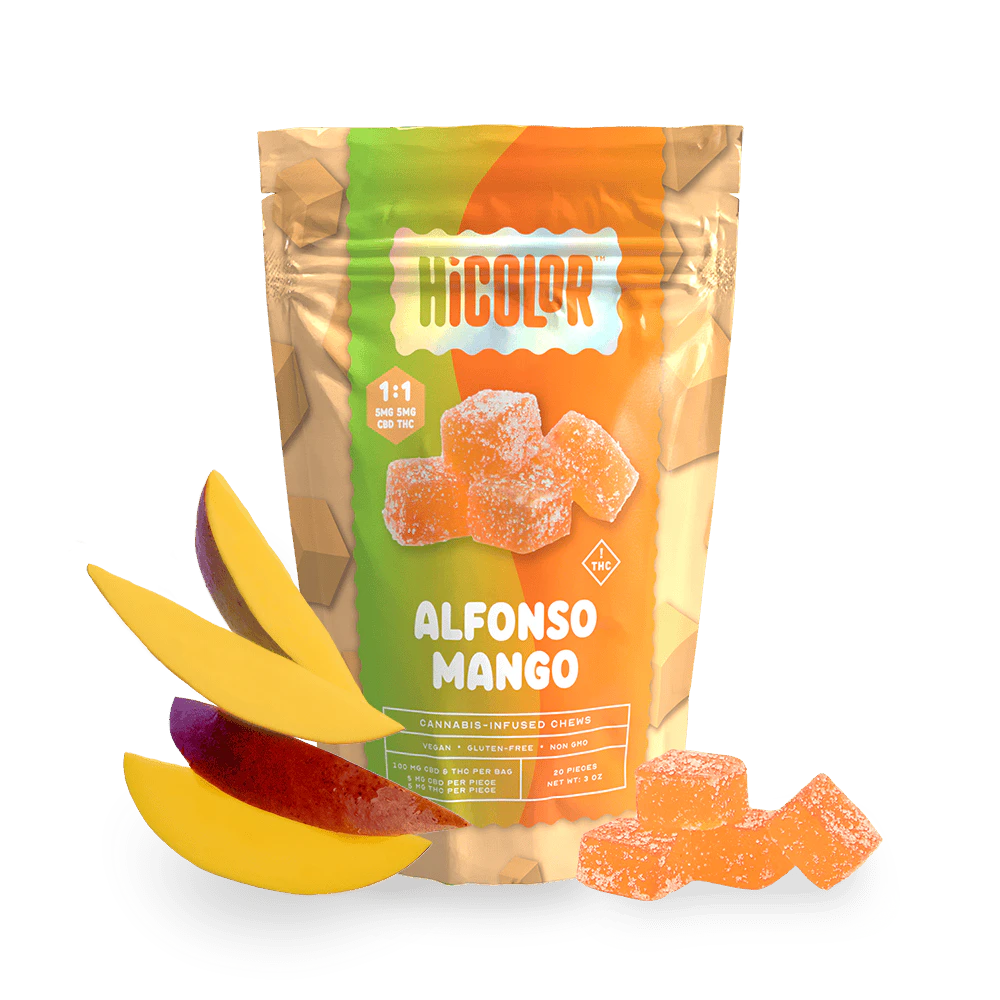HiCOLOR - HiColor | 10pk 5mg Chews | Alfonso Mango Main Image