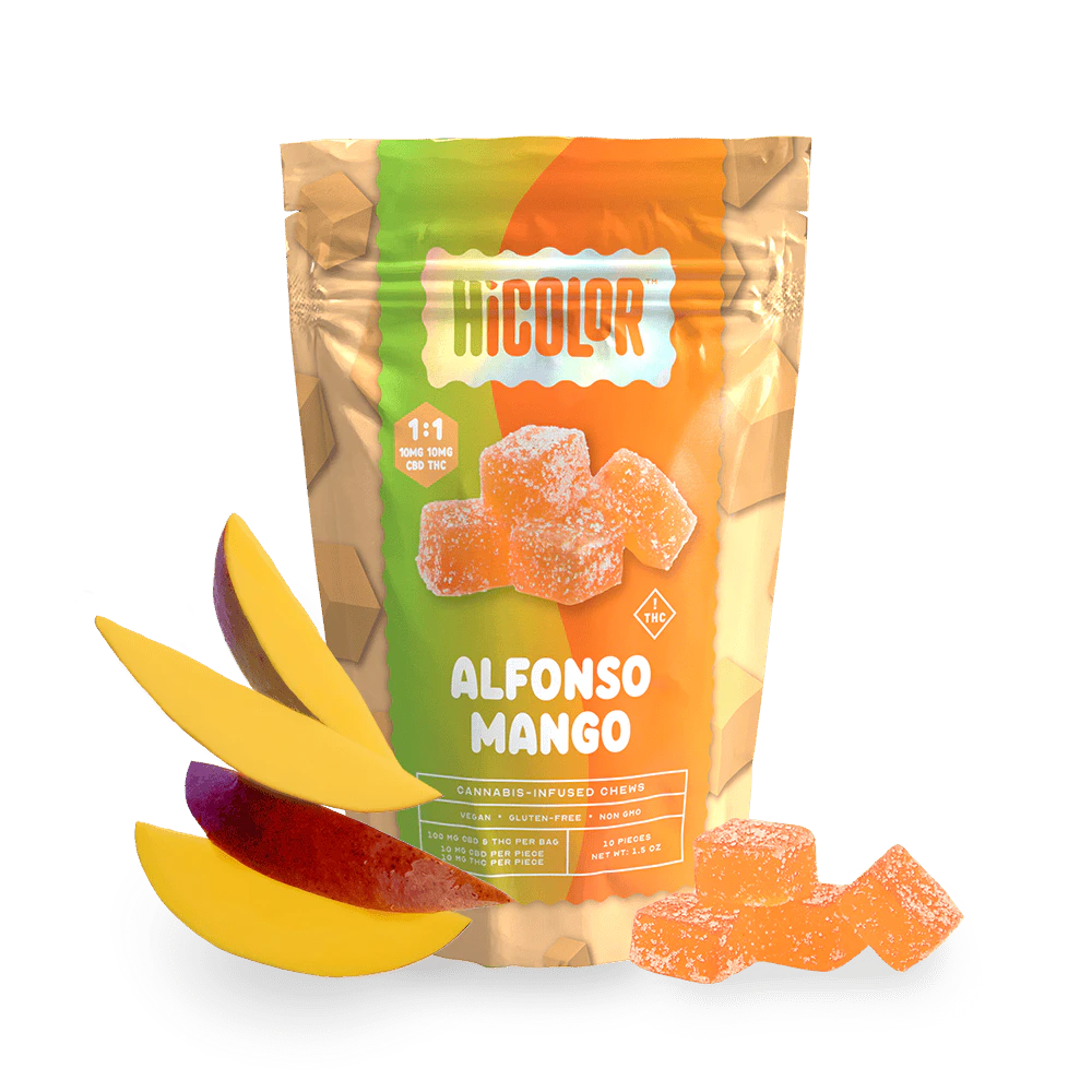HiCOLOR - 1:1 Alfonso Mango Chews [10pk] Main Image