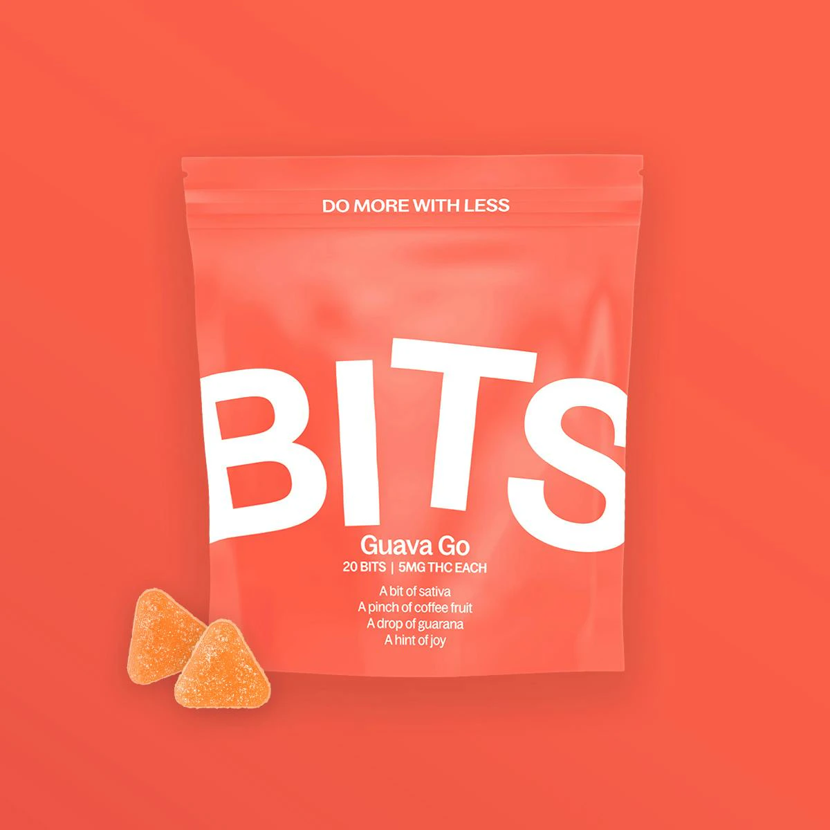 Bits - BITS | 20pk Gummies | Guava Go | 100mg Main Image
