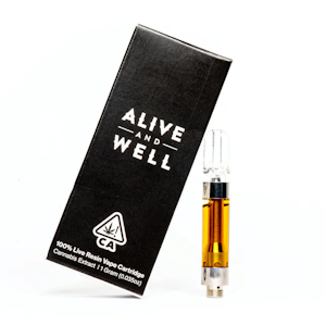 Alive & Well  - 1g Marshmallow OG Live Resin (510 Thread) - Alive & Well