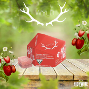 WYLD Gummies Strawberry 20:1 CBD:THC 200mg