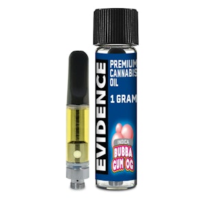 EVIDENCE - EVI Bubba Gum OG | 1g Vape Cartridge [ I ] THC%91.0